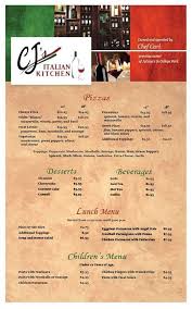 I'll definitely be back again soon. Cj S Italian Kitchen Menu In Longwood Florida Usa