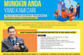 Aplikasi pencarian loker aceh 2018 mulai dari januari 2018. Artikel Modus Aceh Bijak Tanpa Memihak