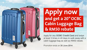 Social savers llp is registered in malaysia with company no. Ocbc Credit Card Luggage Bag Promotion Pinjaman Peribadi