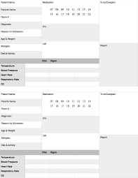 nursing organization sheet registered nurse school