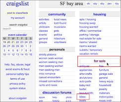 Craigslist.com is the most popular online classified site in the united states and other parts of the world. Https Www Craigslist Org About Help Search