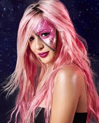 Halloween Hair Ideas 2018 Glitter Zip Looking For Some Fun Halloween Costume Ideas Or Some Cool Spoo Halloween Hair Halloween Makeup Amazing Halloween Makeup