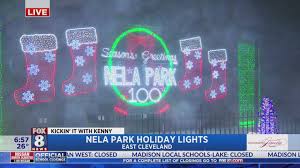 Kenny gets a preview of NELA Parks 100th holiday lights display