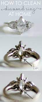 How To Clean A Diamond Ring At Home Cleaning Diamond Rings Diy Jewelry Cleaner Diamonds How To Clean Diamonds
