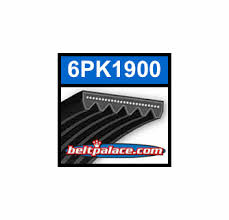 6pk1900 Automotive Serpentine Belt 1900mm X 6 Ribs