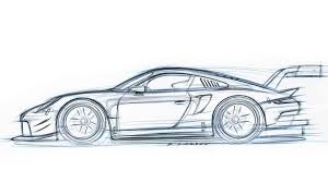 Comment Dessiner Des Voitures Rapidement Et Facilement Porsche 911 Rsr Porsche 911 New Porsche