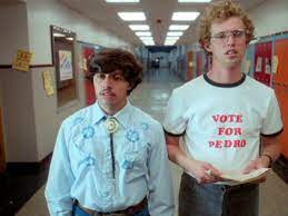 # vote # pedro # napoleon dynamite # napoleon # jon heder. Gosh Cult Comedy Napoleon Dynamite Turns 15 Abc News