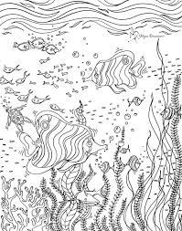 In this section, find a large selection of coloring pages submarine. Colorable Underwater Scene Mural Underwater Scene Scene Wallpaper Murals Your Way