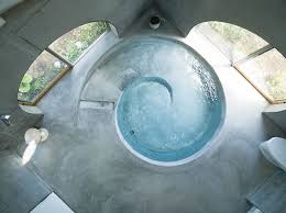 The Spiral Ramp Into The Bath Means Wheelchair Users Can Enjoy The Relaxing Healing And Regen Indoor Pool Design Indoor Swimming Pool Design Small Indoor Pool