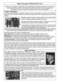 These areas are usually referred to as the theatres of war. 30 Causes Of World War 1 Worksheet Answers Worksheet Project List