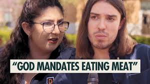 New debate! Orthodox Christian meat eater has spirited debate with vegan.  https://youtu.be/qJesWqOv8FI
