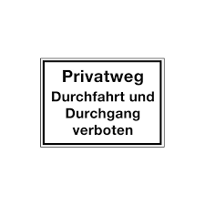 Je deur schilderen met een watergedragen lakverf doe je op een andere manier dan met solventgedragen verf. Hinweisschild Privatweg Durchfahrt Und Durchgang Verboten