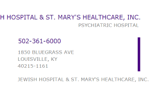 1588601991 Npi Number Jewish Hospital St Mary S Healthcare Inc Louisville Ky Npi Registry Medical Coding Library Www Hipaaspace Com C 2020