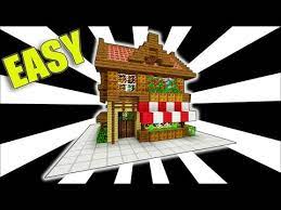 Minecraft How To Make A Shop Easy Starter House Tutorial Youtube Minecraft Shops Minecraft Crafts Minecraft Designs