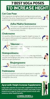 7 Best Yoga Poses To Increase Height Fast Naturally Increase Height Exercise How To Grow Taller Get Taller Exercises