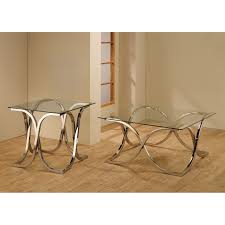 All furniture purchases are final. Coaster Company Chrome Tempered Glass Coffee Table 36 X 36 X 18 75 On Sale Overstock 12179419