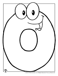 Number 0 mandala coloring page. Zero Coloring Page Woo Jr Kids Activities