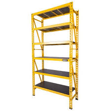 Stacking Two Dxst4500 Racks Together Gives You Six Shelves And 94 In Of Vertical Storage Without Sacrificing Horizonta Dewalt Industrial Storage Racks Storage