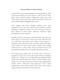 Contoh laporan berita bahasa sunda. Cerita Liburan Sekolah Dirumah Dalam Bahasa Sunda Cara Golden