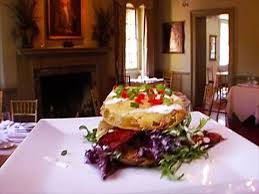 Blt Fried Green Tomato Salad Video Food Network Food Network Recipes Tomato Salad Green Tomatoes