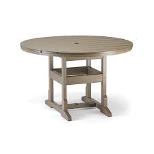 The 42 inch round table comes with four chairs, but does not leave a lot of room for serving platters, placemats, and beverages, making it a good choice for smaller apartments that still want the ability to host a few friends. Seasonal Concepts 36 Inch Round Dining Tables From Breezesta Seasonal Concepts