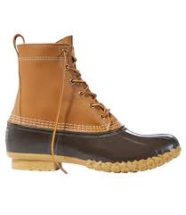 Some wear on front leather, i'm sure could be polished.see pics. Men S 8 L L Bean Boots The Original Duck Boot