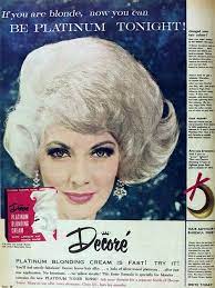 Platinum Blonding Creme 1962 Vintage Hair Salons Glamorous Hair Prom Hairstyles For Long Hair