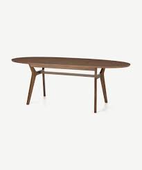 jenson 6 8 seat ovalen uitschuifbare eettafel donkergebeitst eiken in 2021 eettafel eettafel ontwerp ovale eettafels
