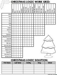 Check spelling or type a new query. Christmas Logic Puzzle For Middle School Christmas Math Activity