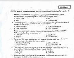 Soal Ski Kelas 11 Semester 1 Dan Kunci Jawaban Guru Galeri