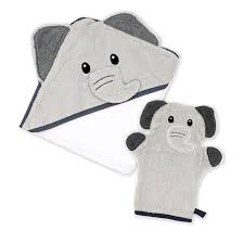 Modern baby 3 pack hooded baby bath towel set for newborns infants & toddlers, boys & girls baby hooded towels. Grey Elephant Bath Set Babies R Us Canada
