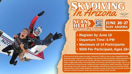 Skydiving Trip in Eloy, Arizona