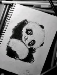 Disegni Bianco E Nero Tumblr Cerca Con Google Disegno Panda Disegni Disegni Di Animali Carini