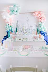 More than anything else, decorations will really help set the mood and theme for your party. Kara S Party Ideas Pastel New York City Birthday Party Kara S Party Ideas