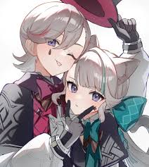 mochimiya (coyo), genshin impact, lynette (genshin impact), lyney (genshin  impact), 1boy - Anime R34