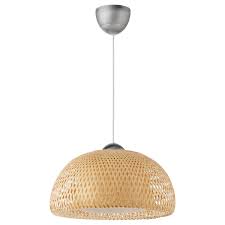 Boja Lampara De Techo Ratan Bambu Ikea Pendant Lamp Shade Pendant Lamp Ceiling Lights