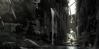 In southie, right by logan's place. Hd Wallpaper Anime Girls Dark Ruin Futuristic Cityscape Architecture Wallpaper Flare