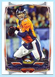 There are 100 base veteran cards, 40 legends cards and 60 rookie cards including trevor lawrence, justin fields, trey lance, zach wilson and more. Peyton Manning 2014 Topps Football Card 37a Player Of The Year Denver Broncos At Amazon S Sports Collectibles Store