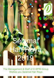 Stay safe stay at home. E Spin Greetings For Selamat Hari Raya Aidilfitri 2019 E Spin Group
