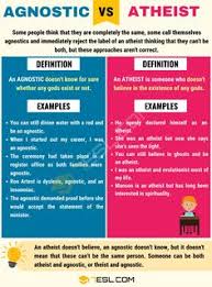 Agnostic Vs Atheist Difference Between Atheist Vs Agnostic 7 E S L In 2020 English Writing Skills English Vocabulary Words English Vocabulary