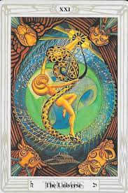 Major arcana thoth tarot deck images. The Tarot Of Eli Major Arcana Thoth Tarot Atu 21 The Universe Tarot Of Druids Key Xxi Eriu
