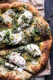Pesto Potato And Burrata Pizza Half Baked Harvest Recipe Pesto Potatoes Healthy Recipes Recipes