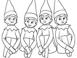 Cat colouring pages activity village. Free Printable Elf On The Shelf Coloring Pages Tulamama