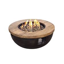Rocks that explode around fire pits by delia rollow. Foremost Gas Garden Fire Pit Table Terafab Bowl With Lava Stones Furniture123