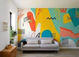 Removable Wallpaper Peel And Stick Wallpaper Wall Paper Wall Etsy Interior Murals Wall Wallpaper Mural Wall Art