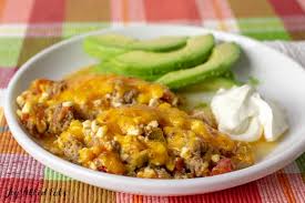Prep time 15 mins cook time 40 mins rest 5 mins Keto Taco Casserole Recipe Easy Low Carb Gluten Free