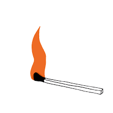 Gif Animation Of A Burning Match Fire Animation Fire Drawing Animation