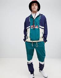 Fila achetez des survêtements fila sur zalando ✔ satisfait ou remboursé ✔ large choix parmi plus de 100 000 produits. Fila Survetement Color Block Bleu Marine Asos