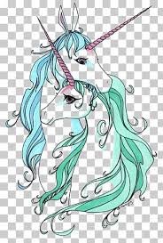 Unicornios Del Amor Criatura Legendaria Unicornio De Dibujos Animados Dos Unicornios Verdes Png Clipart Clip Art Art Png