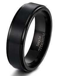Jstyle Titanium Rings For Men Wedding Engagement Rings Promise 8mm Size 7 14 Black Titanium Rings For Men Rings For Men Mens Wedding Rings